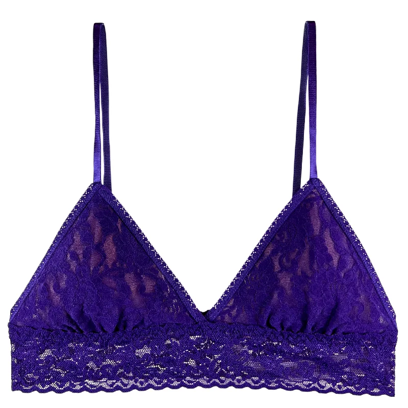 Bra with a nylon - lined cup for stretch and support Hanky Panky Padded Wireless Bralette Bra with a nylon - lined cup for stretch and support Hanky Panky Padded Wireless Bralette