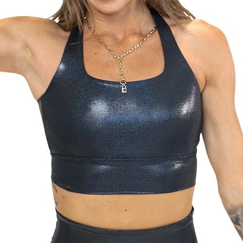 balconette push up bras for a lifted lookLongline Bra | Shine | Black