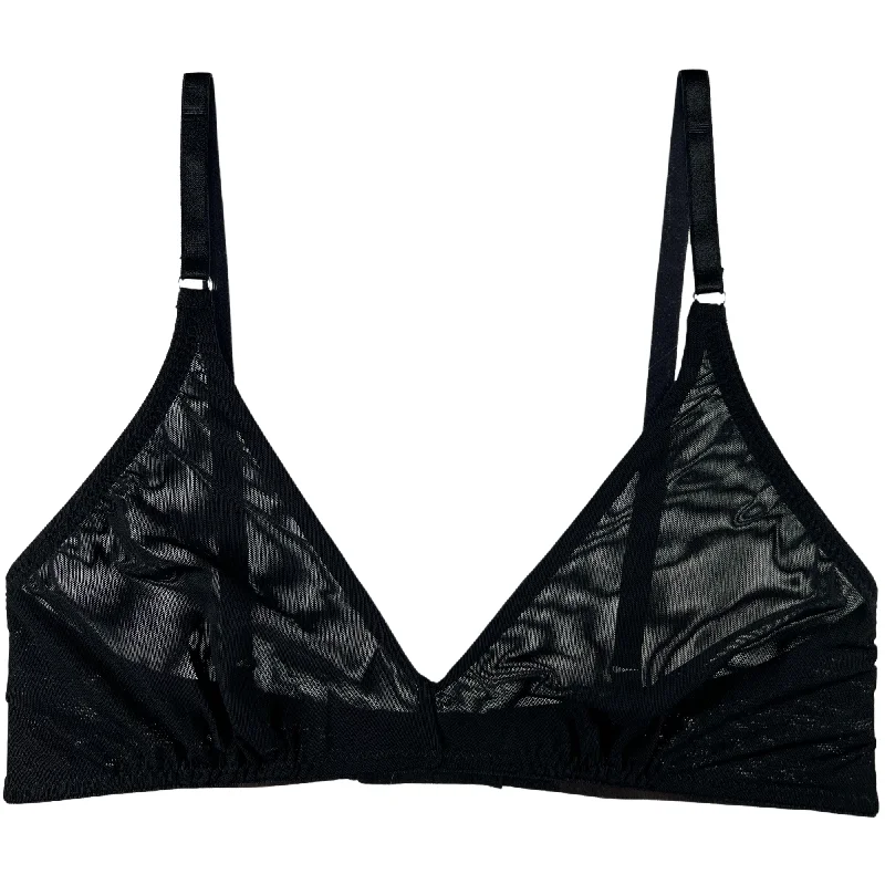 Bra with a balconette style for a flirty neckline Love and Swans Basic Mesh Bralette Bra with a balconette style for a flirty neckline Love and Swans Basic Mesh Bralette