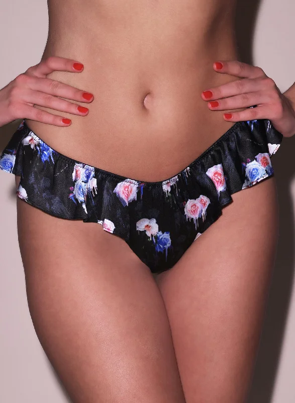 Bra with a plus - size wireless option for comfort​ Luxe Flutter Panty