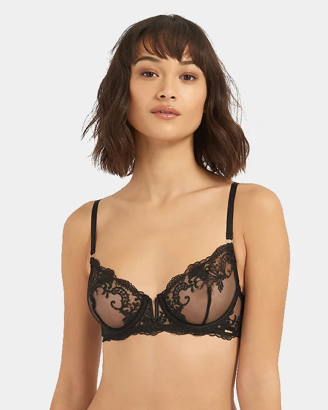 Marseille Wired Bra Black