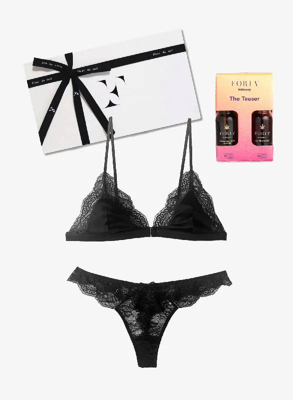 Bra with a satin finish for a luxurious look​ Naomi Teaser Gift Set