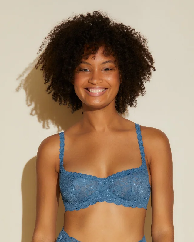 Bra with a built - in underwire for enhanced support​ Balconette Bra