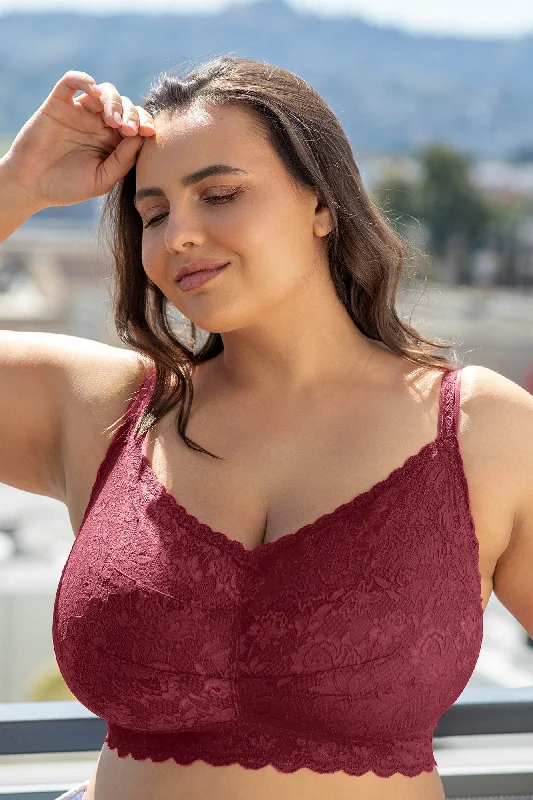 Bra with a floral - print for a feminine and stylish look​ Bralette Sweetie Ultra Curvy