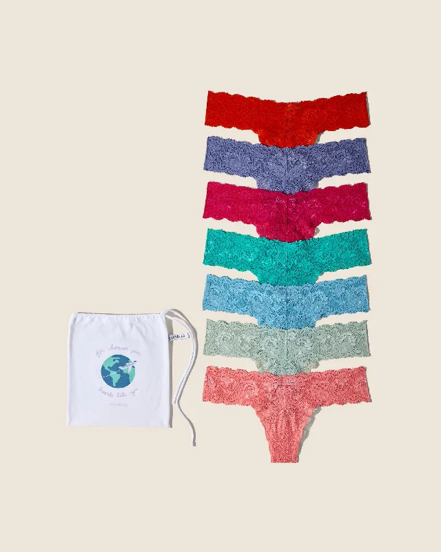 Bra with a single - strap design for a unique and modern style Pack De 7 Tangas Cutie Bra with a single - strap design for a unique and modern style Pack De 7 Tangas Cutie