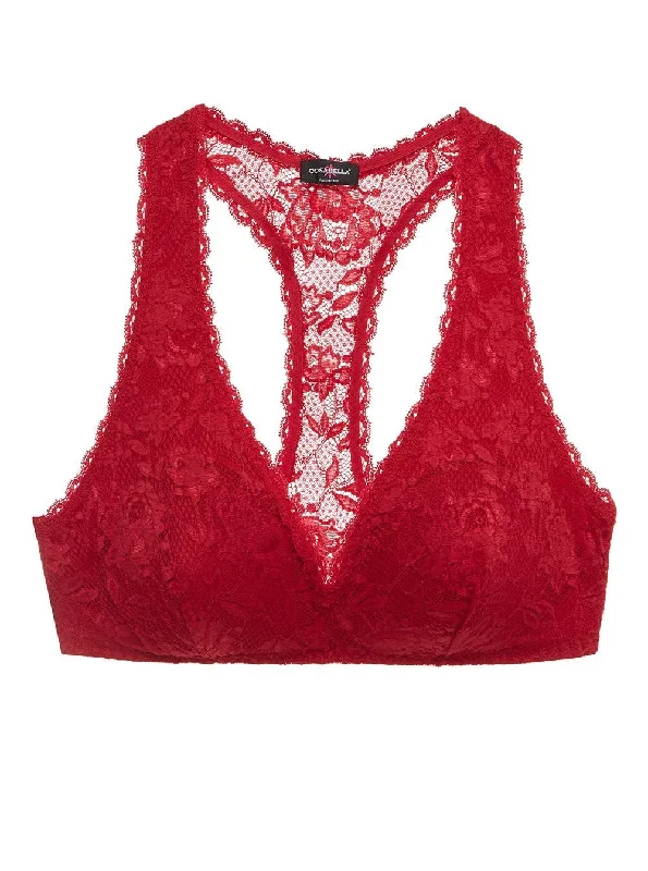Bra with a satin finish for a luxurious look Bralette Imbottita Con Spalline Incrociate Bra with a satin finish for a luxurious look Bralette Imbottita Con Spalline Incrociate