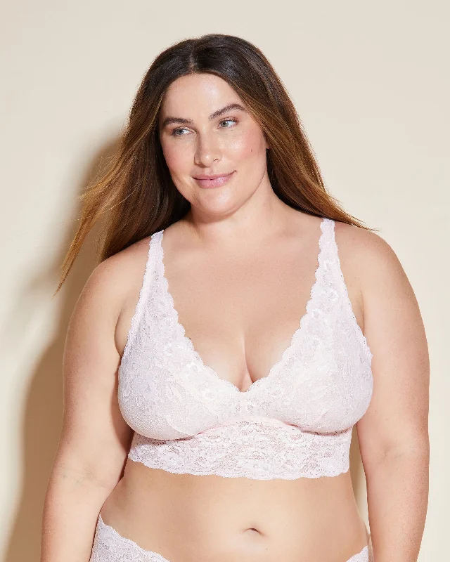Bra with a plus - size customized fit option for a perfect fit Plungie Longline Bralette In Erweiterten Plus Sizes