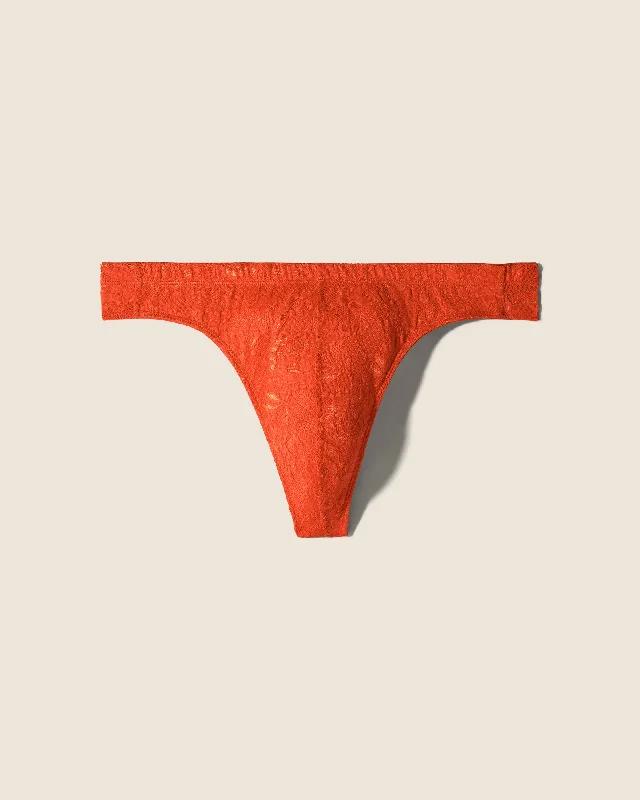 Bra with a non - padded cup for a natural feel​ Tanga De Hilo Clásico
