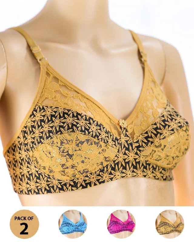 balconette push up bras for a lifted lookPack of 2 Madam Bra - N1 - Non Padded Bra - Non Wired Bra balconette push up bras for a lifted lookPack of 2 Madam Bra - N1 - Non Padded Bra - Non Wired Bra