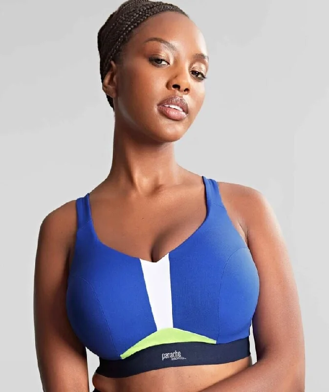 sleep bras for all night comfortPanache Sport Endurance Ultra Perform Non Padded Underwire Sports Bra - Blue sleep bras for all night comfortPanache Sport Endurance Ultra Perform Non Padded Underwire Sports Bra - Blue
