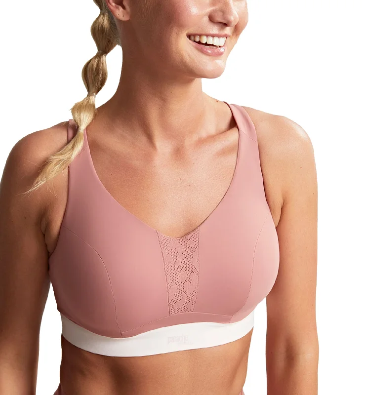Bra with wide straps for added comfort and weight distribution Panache Endurance Ultra Perform Non-padded Underwire Sports Bra (5022) - Sienna Bra with wide straps for added comfort and weight distribution Panache Endurance Ultra Perform Non-padded Underwire Sports Bra (5022) - Sienna