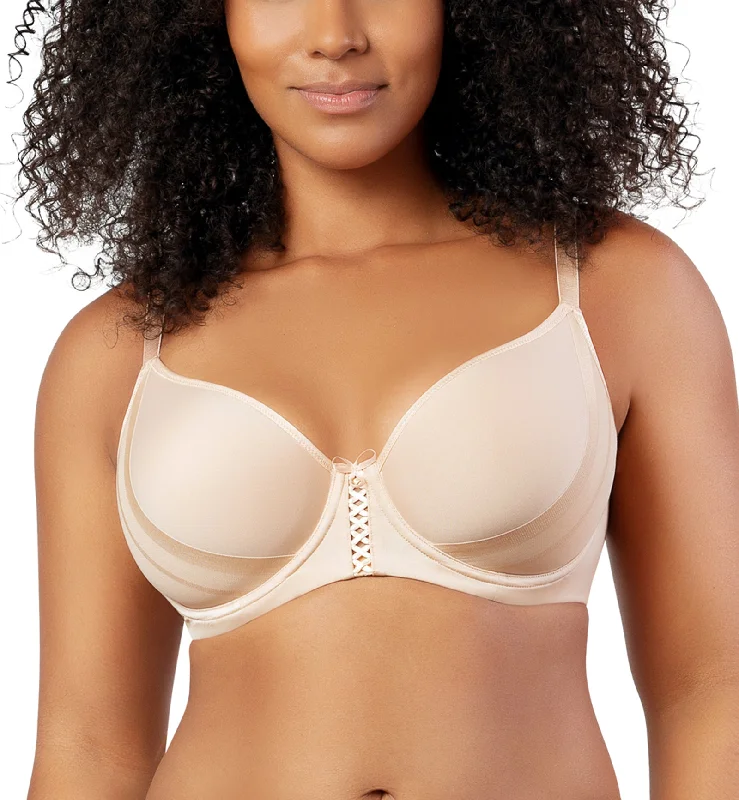Bra with a cotton - lined cup for a natural and soft feel Parfait Shea Spacer T-Shirt Underwire Bra (P6061) - Bare Bra with a cotton - lined cup for a natural and soft feel Parfait Shea Spacer T-Shirt Underwire Bra (P6061) - Bare