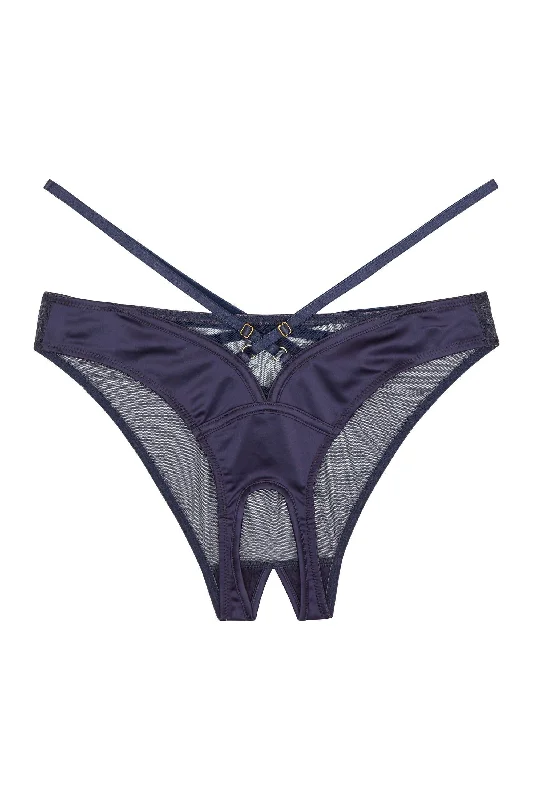 Bra with a detachable strap for easy washing Philly Navy Tulip Ouvert Brazilian Briefs Bra with a detachable strap for easy washing Philly Navy Tulip Ouvert Brazilian Briefs