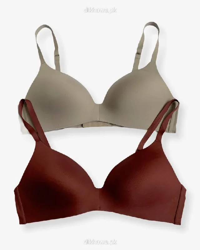 seamless t - shirt bras for everyday wearT-Shirt Bra - Soft Padded Imported Stocklot Branded Pushup Bra - Non Wired Bra - Non Padded Bra - Pack of 2 seamless t - shirt bras for everyday wearT-Shirt Bra - Soft Padded Imported Stocklot Branded Pushup Bra - Non Wired Bra - Non Padded Bra - Pack of 2