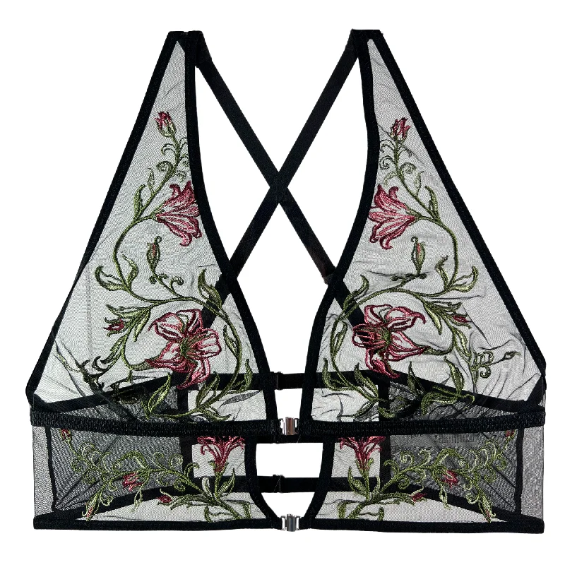 Long - line bras for added support and a slimming effect Thistle and Spire Livia Bralette Long - line bras for added support and a slimming effect Thistle and Spire Livia Bralette