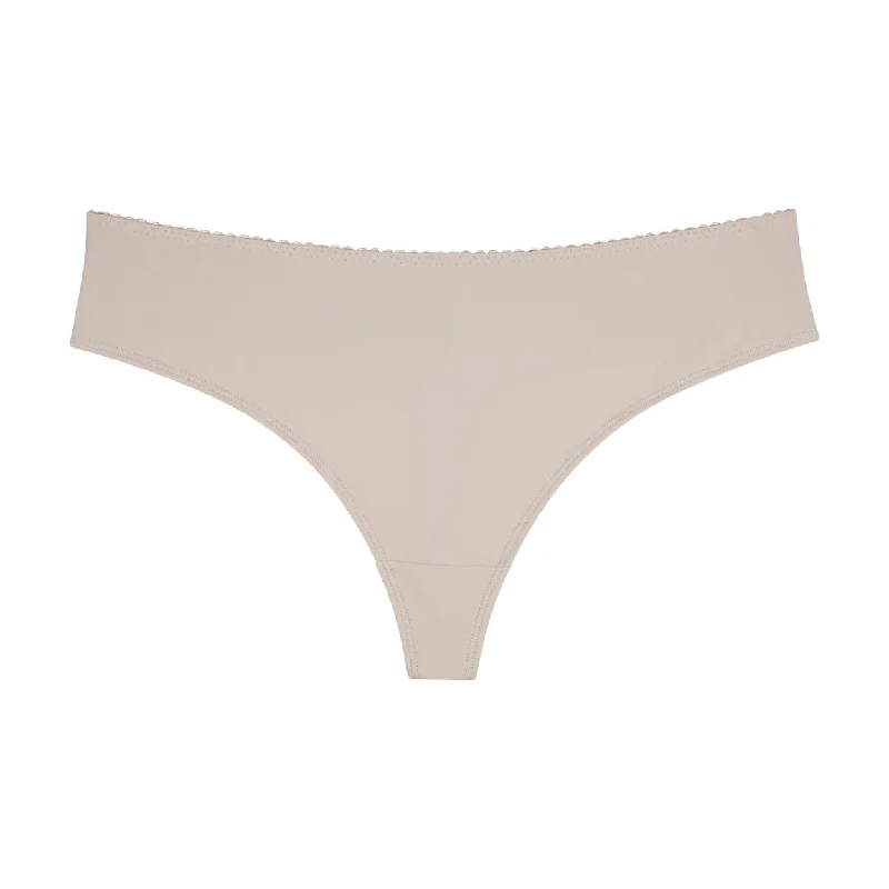 Padded bras to increase cup size and enhance shape​ Thong - Cafe Latte