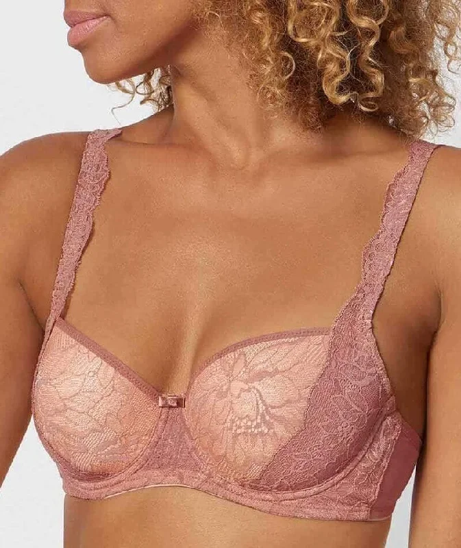 Triumph Amourette Charm Half-Cup Underwired Padded Bra - Rust