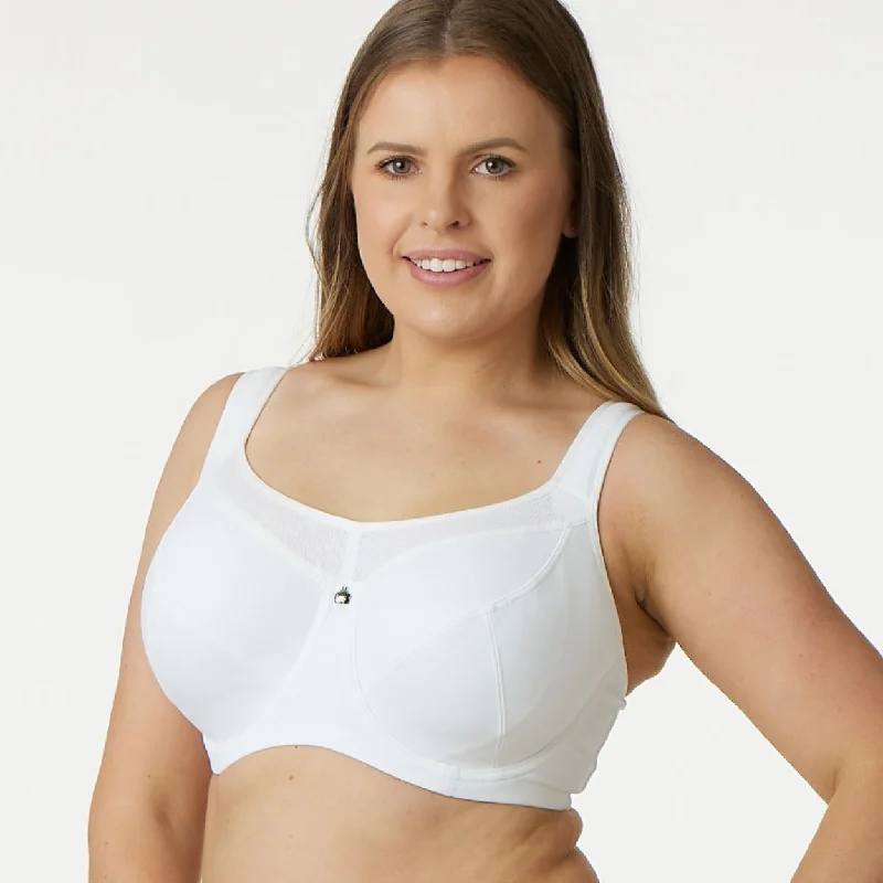 Bra with a hypoallergenic lining for sensitive skin Active Bra - Premium Support - White Bra with a hypoallergenic lining for sensitive skin Active Bra - Premium Support - White