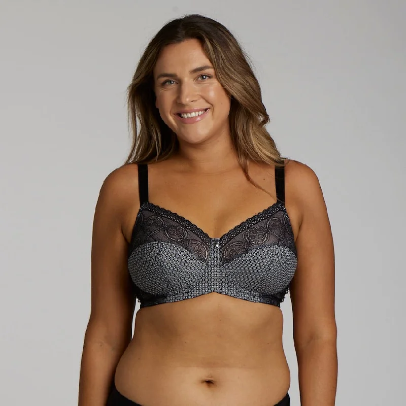 Bra with a memory foam cup for a customized fit​ Wirefree Bra