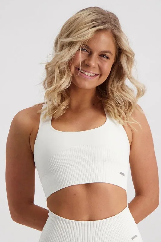 seamless women sport bra for smooth under clothesHigh Support Ribbed Seamless Bra | Off White seamless women sport bra for smooth under clothesHigh Support Ribbed Seamless Bra | Off White