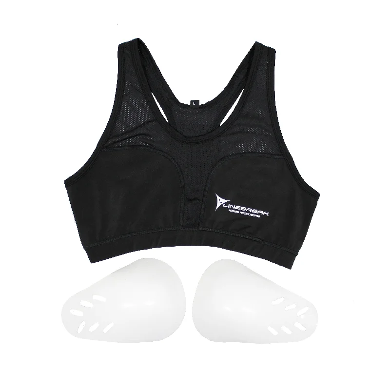 unpadded women sport bra for a natural feelLinebreak Chest Protect Bra