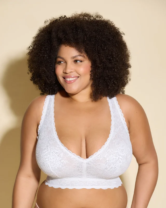 petite women lace bra with proper sizingBralette Con Spalline Incrociate Ultra Curvy