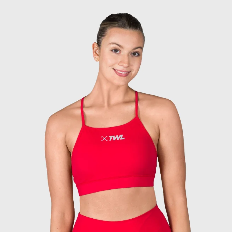 TWL - WOMEN'S FLEET BRA - CRIMSON