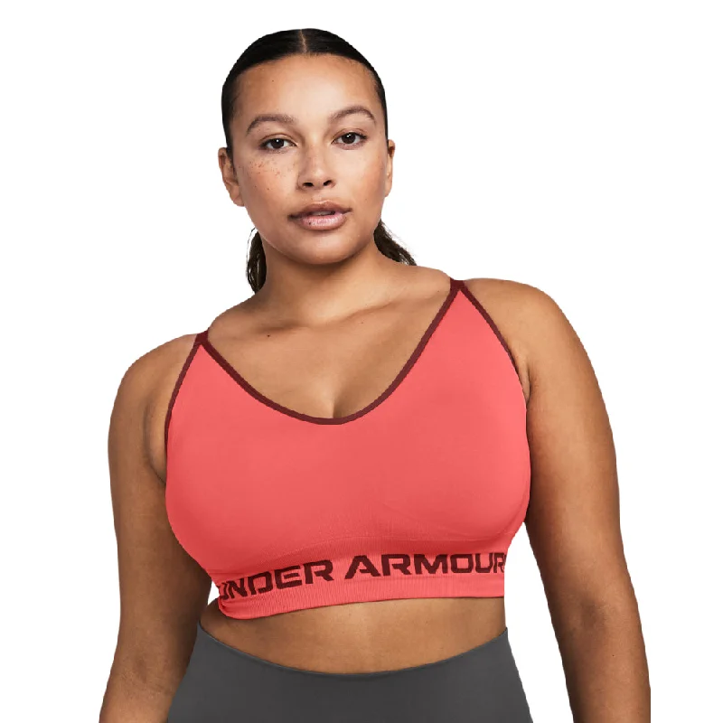 anti - chafing women sport bra for comfort during exerciseWomen's Under Armour Seamless Low Long Bra anti - chafing women sport bra for comfort during exerciseWomen's Under Armour Seamless Low Long Bra